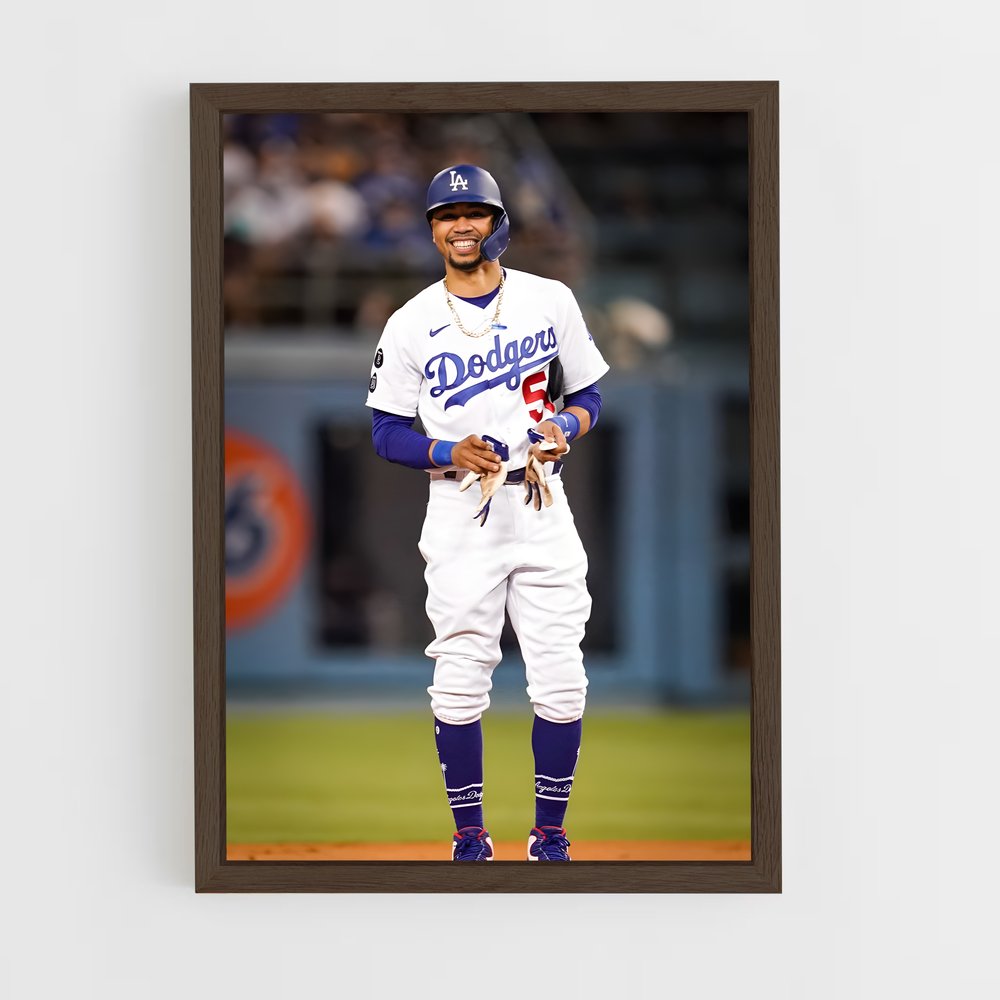 Poster Mookie betts – affiche Baseball (vue 5)